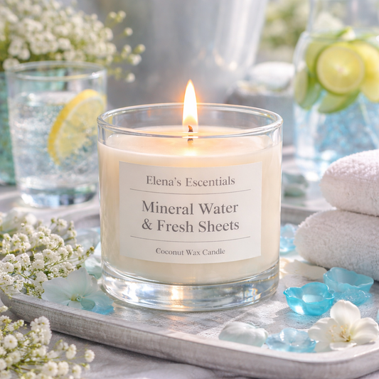 mineral water & fresh sheets